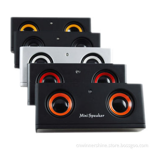 Computer Speakers with 3.5mm Jack Loudspeaker for OEM/ODM New Design and Portable Size